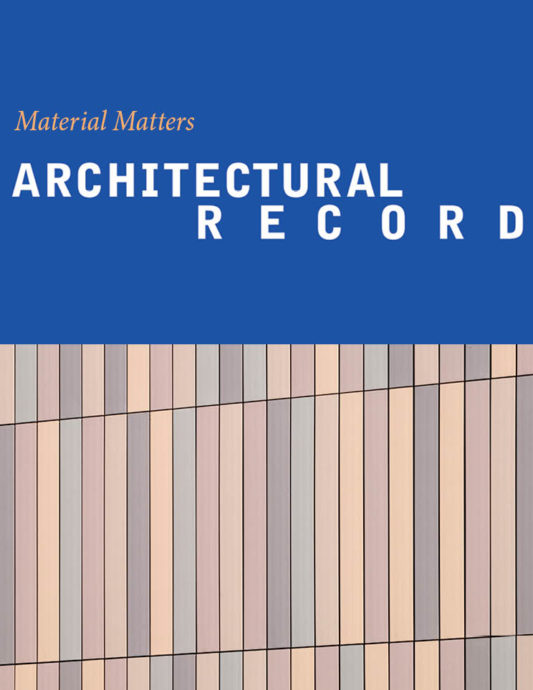 Architectural Record Material Matters