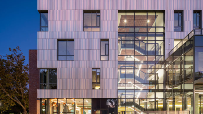 Willie and Don Tykeson Hall / Tykeson Hall, University of Oregon, OFFICE 52 Architecture #terracotta #tykesonhall