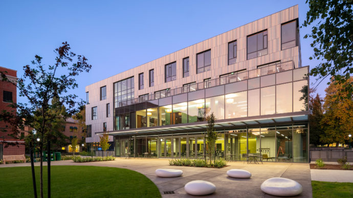 Tykeson Hall, University of Oregon, OFFICE 52 Architecture